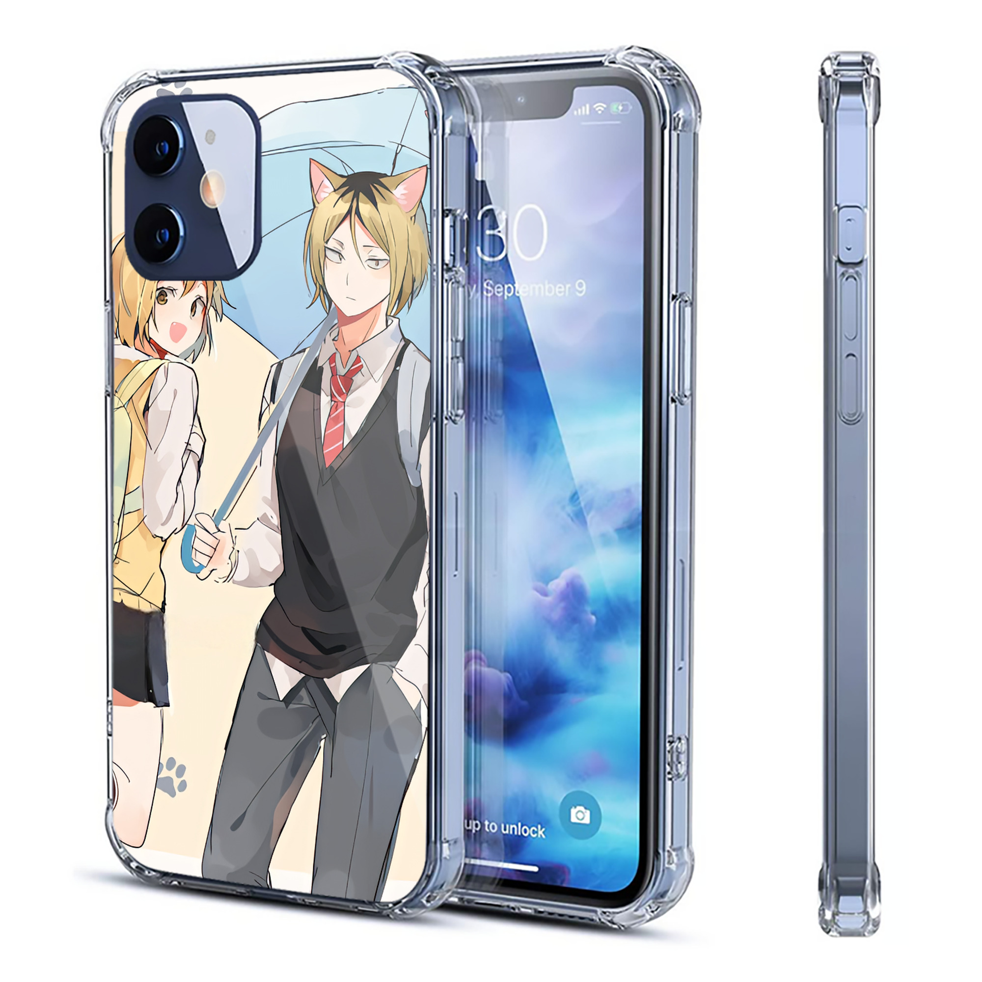 （画像用） ハイキュー!! Haikyu!! 【iPhone 12シリーズ対応】透明スマホケース（クリアソフトケース）